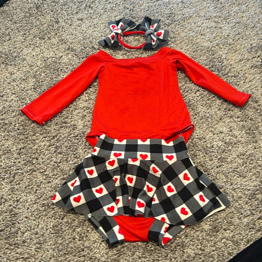 12-18 months VALENTINES OUTFIT